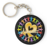 Appendix Cancer Unite in Awareness Key Chain