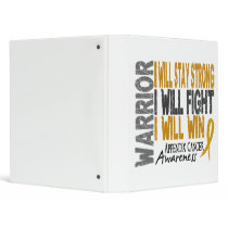 Appendix Cancer Warrior binders by awarenessgifts Appendix Cancer Warrior binders
