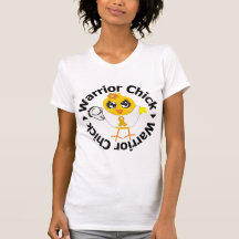 Appendix Cancer Warrior Chick T Shirt