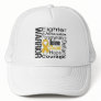 Appendix Cancer Warrior Collage Mesh Hat