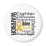 Appendix Cancer Warrior Collage Refrigerator Magnet
