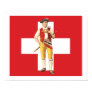 Appenzell Innerrhoden Trachten Swiss Flag Poster