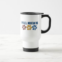 APPENZELL MOUNTAIN DOG DAD Paw Print Coffee Mugs