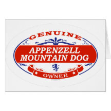Appenzell Mountain Dog  Greeting Card