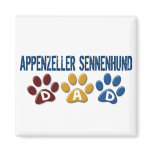 APPENZELLER SENNENHUND DAD Paw Print Fridge Magnet