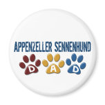 APPENZELLER SENNENHUND DAD Paw Print Refrigerator Magnet