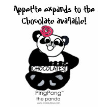 APPETITE EXPANDS TO THE CHOCOLATE AVAILABLE t-shirts by Computious APPETITE EXPANDS TO THE CHOCOLATE AVAILABLE t-shirts