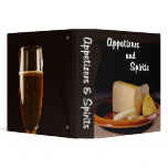 Appetizers And Spirits Recipe Binder