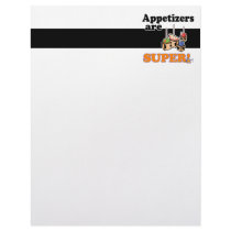appetizers are super letterhead design