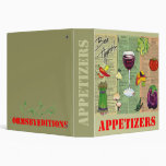APPETIZERS -  notebook Binders