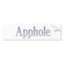Apphole Bumper Stickers
