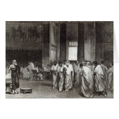 Appius Claudius Greeting Card by bridgemanart