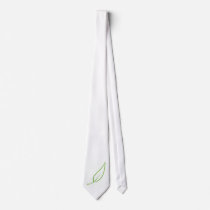 Applaud Vegetarianism Leaf Logo Tie