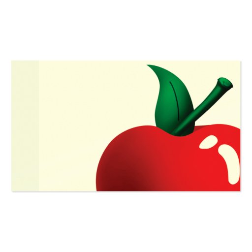 apple a day business cards (front side)