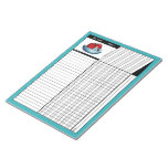 Apple A+ Teal Teachers' Grade Sheets Notepad