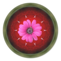 apple and daisy sticker