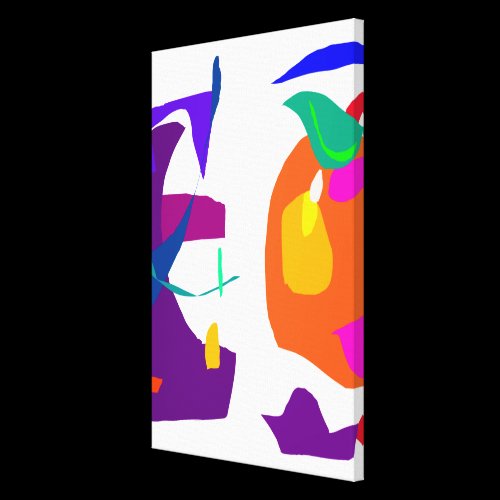 Apple and Eggplant Canvas Print