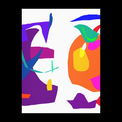 Apple and Eggplant Gallery Wrap Canvas