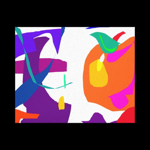 Apple and Eggplant Gallery Wrapped Canvas