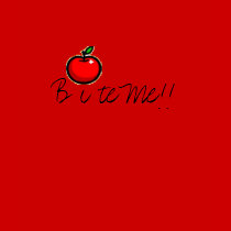 Apple, B i te Me!! t-shirts