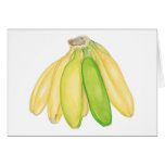 Apple Bananas Illustration Greeting Cards