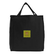 Apple Basket embroidered bags by ZazzleEmbroidery Apple Basket embroidered bags
