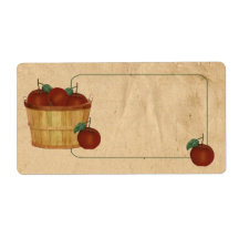 Apple Basket Label