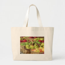 Apple Baskets at Market Bags