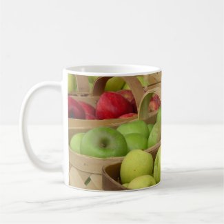 Apple Baskets at Market Coffee Mugs
