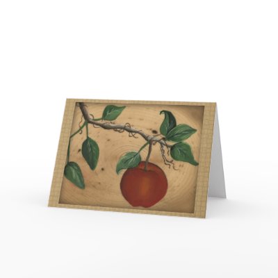 Apple Birthday Card by Mousefx