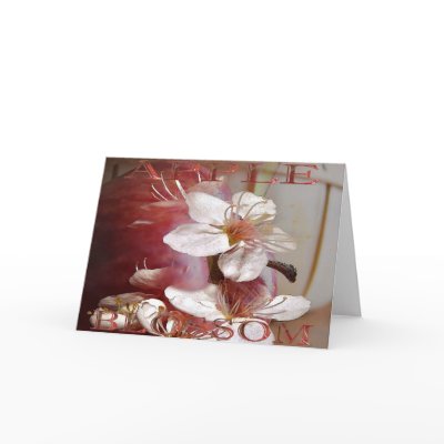 APPLE BLOSSOM GREETING CARD by GreetingsCards