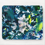 apple blossom mouse pad