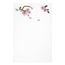 Apple Blossom Personalized Stationery