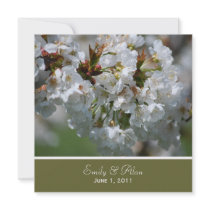 Apple Blossom Wedding Invitation