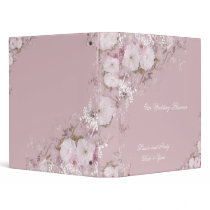 Apple Blossoms Vinyl Binder