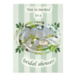 Apple Blossoms Bridal Shower Floral Invitation