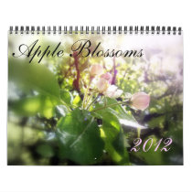Apple blossoms wall calendars