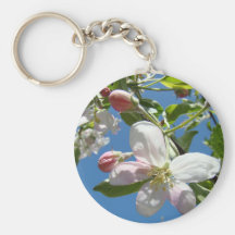 APPLE BLOSSOMS KEY CHAINS KEYCHAIN Gifts Spring
