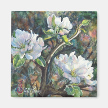 "Apple Blossoms" Magnet