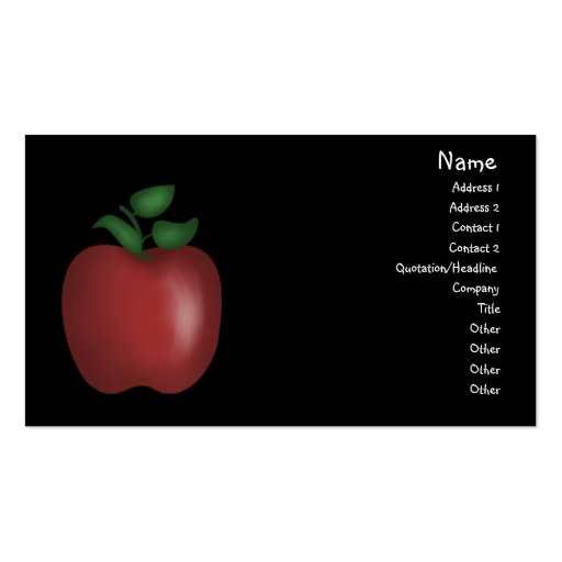 Apple Business Card (front side)