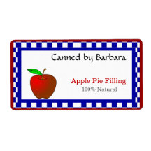Apple Canning Label