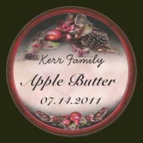 Apple canning label 3 stickers