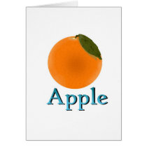 Apple Greeting Card