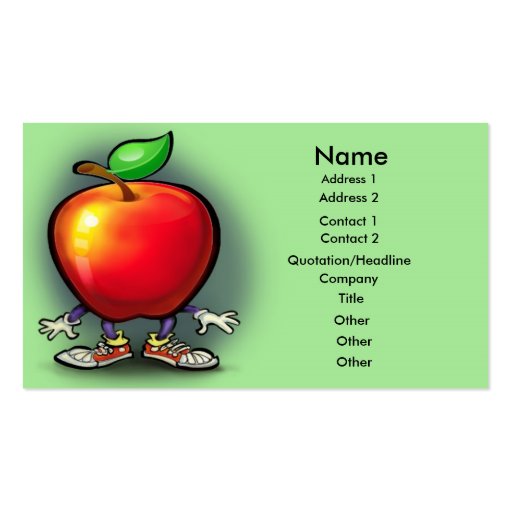 Apple Card Business Cards (front side)