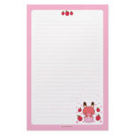 Apple Chocolate Truffle Bunny Stationery