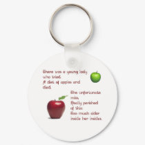 Apple Cider Girl keychains by markthaler Apple Cider Girl keychains
