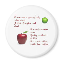 Apple Cider Girl magnets by markthaler Apple Cider Girl magnets