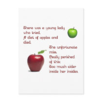 Apple Cider Girl postcards by markthaler Apple Cider Girl postcards