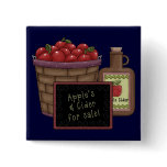 Apple Cider Pinback Button