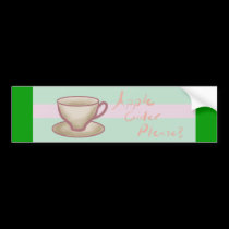 apple cider please bumper stickers
